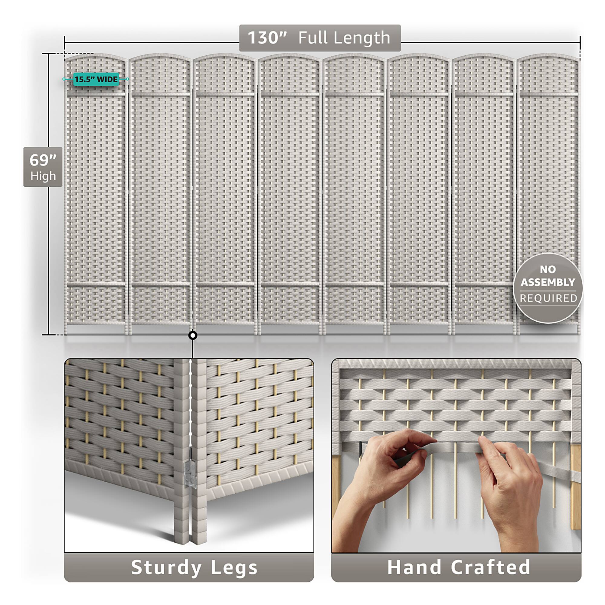 Sorbus Folding Divider Panel
